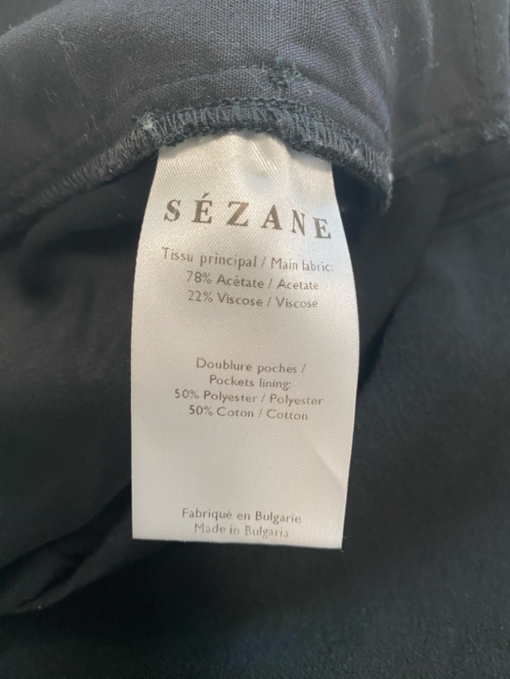 Sézane Austin Trousers black US 6 EU 38 - Picture 11 of 14